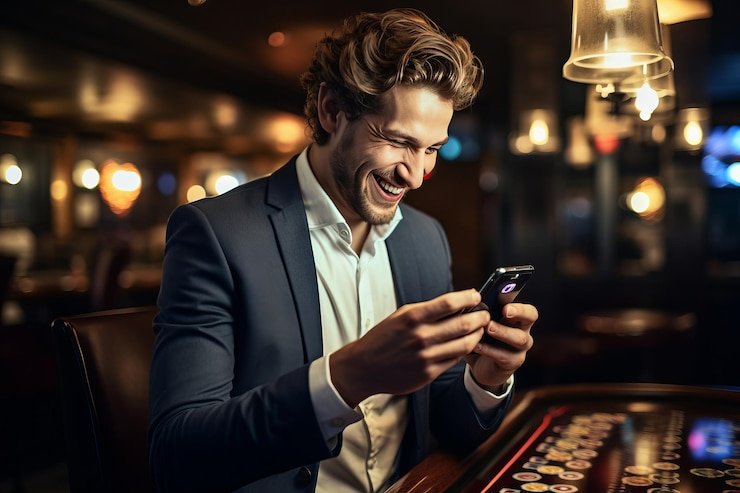 Pengguna membaca aturan bonus prabutoto
